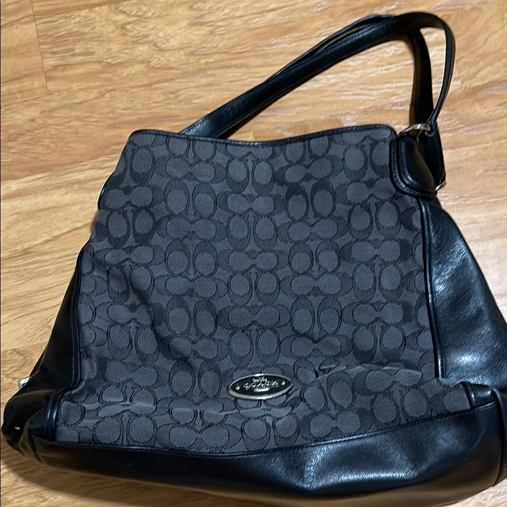 Coach Black and Gray Women's Bag